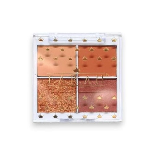 F.A.R.A.H Eyeshadow Quad - Sunkissed Bronze - Travel-Sized Eyeshadow Palette with 4 Colors