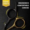 Hair Cutting Scissors Black Gold Professional Home Hair Cutting Barber/Salon Shears, Thinning Scissor Hair Cutting Shears Hair Cut Blending Salon Scissor For Men Women Pet (Cutting Scissor)