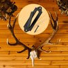 Dunzy 12 Pack European Style Mount Skull Hanger Skull Wall Mount Bracket Hangers Deer Hanger Complete with Simple Easy Installation Kits for Indoor Outdoor Small Game Animals Mule (Brown)