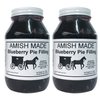 Amish Pie Filling - TWO 32 Oz Jars (Blueberry)