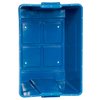 Global Industrial 18 Gallon Recycling Bin, Blue, Plastic