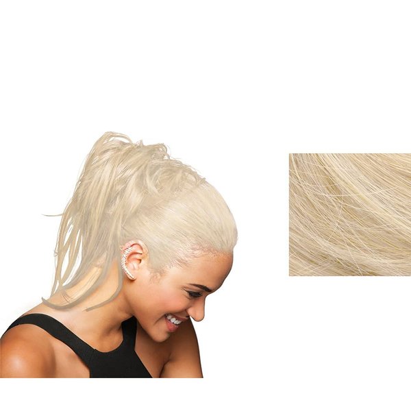 Trendy-Do Hair Wrap Color R22 SWEDISH BLONDE - Hairdo Up to 13" Long Tru2Life Heat Friendly Elastic Band Synthetic Updo Hairpiece