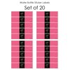 Big Dot of Happiness Girls Night Out - Bachelorette Party Water Bottle Sticker Labels - Set of 20