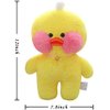 FULAI Yellow Duck Stuffed Animal Toy,Soft Plush Toy for Kids Girls DIY Hugglable Plush Stuffed Toy with Cute Headband and Costume Best Gifts for Birthday.（12inch/30cm