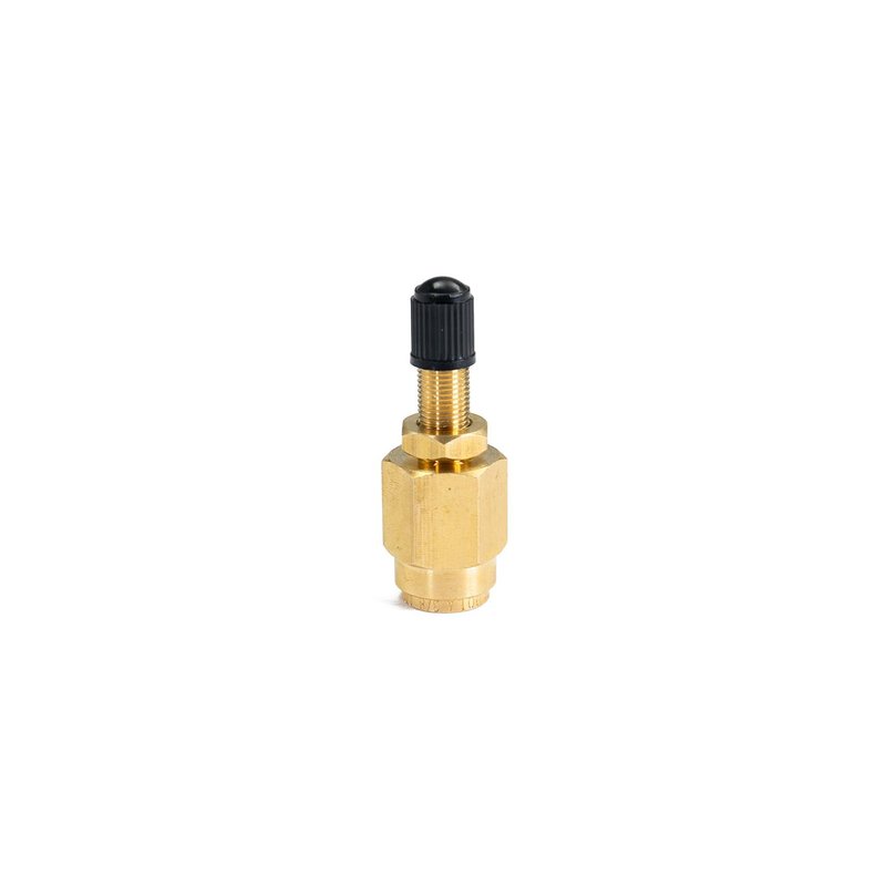 3/8" Air Line to Schrader Valve Brass Compression Fitting