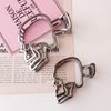 Halloween Hair Clips Skull Claw Clips Metal Black Claw Clips Skull Head Shape Design Hair Accessories for Women Girls Thick Thin Hair Cosplay Halloween Decorations 1PCS