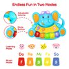 STEAM Life Baby Piano Toys 6 to 12 Months, Light Up Music Baby Toys for 0 6 9 12 18 Months, Early Learning Educational Toys for 1 Year Old Boys Girls Birthday Xmas Gifts