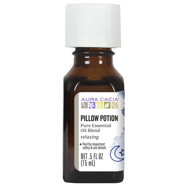 Aura Cacia Pillow Potion Essential Oil Blend | 0.5 fl. oz.