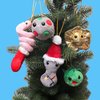 GIANTmicrobes Naughty Ornaments Gift Box, decorate with herpes, chlamydia and STIs, science ornaments, quirky Christmas ornaments, secret Santa gifts
