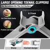 Podiatrist Toenail Clippers for Seniors Thick Toenails, Professional Pedicure Tools Kit, Toe Nail Clippers Adult Thick Nails Long Handle, Ingrown Toenail Tool Removal Kit for Seniors, Men, Pedicure