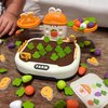 Cute Bunny Balance Math Toy with Carrot Harvest Game - STEM Learning Toy for Toddlers - Counting and Number Blocks, Educational Activity Toys for Kids Ages 3 4 5 Kindergarten Preschool Birthday Gift