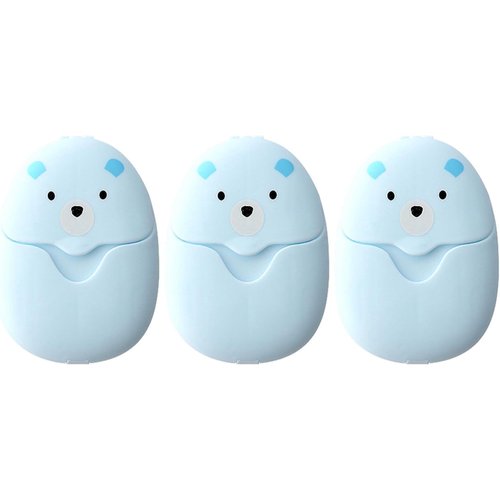 GANPUB 150pcs Soap Sheets Portable Disposables Scente Bath Slices Sheet Foaming Paper Soaps for Home Travel Outdoor Bathroom Personal Care Makeup Remover