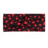 BBTDIN Valentine Turban Headbands Women Girls Valentine Wide Hair Band Valentine Workout Headwear JHV30 (A4-Black)