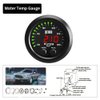 ZHSYMX Universal 52mm Water Temperature Gauge with Alarm and 1/8 Npt Sensor Car Digital Meter Red Display Green Ambient Light Temp 100-300F(38-150C)