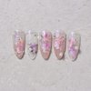 Pink Kio Fish Nail Art Stickers 5D Embossed Nail Decals Pink Self-Adhesive Fish Chinese Style Nail Art Supplies Lucky Goldfish Manicure Sliders Kawaii Stickers for Women Girls DIY Nail Art Decorations