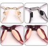 96 Pairs Eyeglass Nose Pads Soft Foam Adhesive Anti-Slip Silicone Glasses Nose Pads Self Adhesive Nose Pads Stickers for Eyeglasses Glasses Sunglasses（Black and Skin Color)