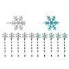 12 Pcs Bobby Pins Christmas Snowflake Hair Clips Wedding Hair Pins Bridal Hair Accessories Hair Buckle Barrettes for Girls Women