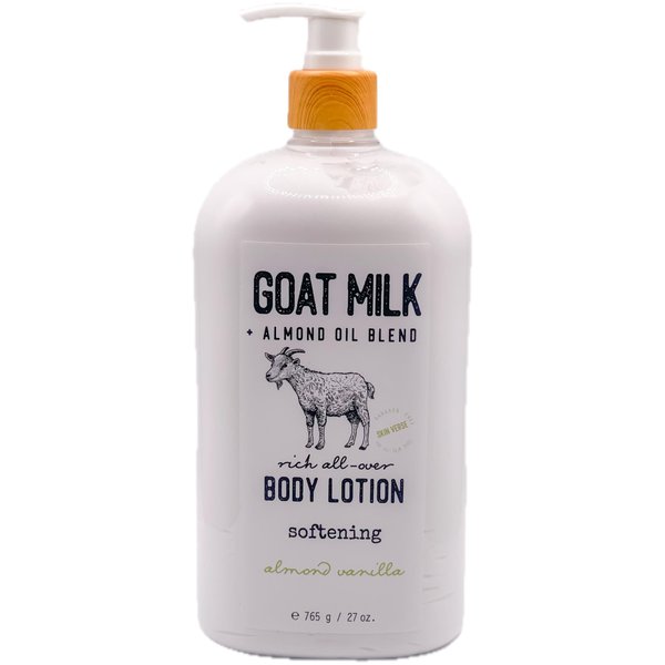 Goat Milk + Almond Oil Blend Body Lotion With Almond Vanilla, 27 oz