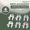 (6-Pack) TonGass Exact Replacement Pivot Headlight Retaining Clips Compatible with Ford F-150 F-250 F-350 Bronco 1992-1996, Lincoln and Mercury Models - Headlight Component