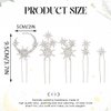 Casdre Star Rhinestone Hair Pins Bridal Hair Pieces Sparkly Crystal Bride Wedding Hair Accessories for Women and Girls(Pack of 5)