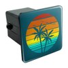 GRAPHICS & MORE Sunset with Palm Trees Graphic Tow Trailer Hitch Cover Plug Insert