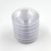 50 Pieces Clear Round Lash Tray Holder Plastic False Eyelash Tray Circle for False Eyelash Storage Case Packaging Box Cosmetic Container