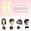Vlasy 72 Pieces Wig Tape Double Sided Toupee Tape,Waterproof Invisible Hair Tape Lace Tape for Wigs,High Adhesive Wig Tape for Lace Front Wigs Full-cap Wigs Toupee Hair Extensions