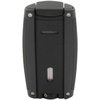 Xikar Turismo Double Jet Flame Cigar Lighter, Attractive Gift Box, Pocket-Friendly, Protective Flip-Lid, Over-Sized Fuel Tank, Matte Black