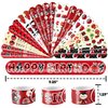 Cherisnowy 48 PCS Ladybug Party Favors 24PCS Tattoos Sticker 24PCS Slap Bracelets Wristbands Perfect for Themed Birthday Baby Showers or Classroom Rewards Ideal Decor and Gifts for Girls and Boys