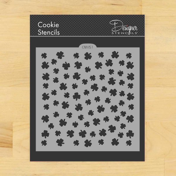 Shamrock Miniprint Cookie and Craft Stencil by Designer Stencils