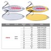 PROBEROS Fishing Lures Spoons - Metal Casting Fishing Spoon - Bass Hard Lure Blade Fish Baits Set Gold Silver