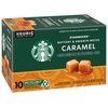 Starbucks Flavored Coffee K-Cup Pods, Caramel Flavored Coffee, Made without Artificial Flavors, Keurig Genuine K-Cup Pods, 10 CT K-Cups/Box (Pack of 3 Boxes)