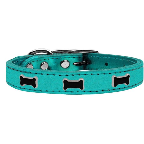 Mirage Pet Products Fleetwood Dog Collar, 24-Inch, Red with Red Stones