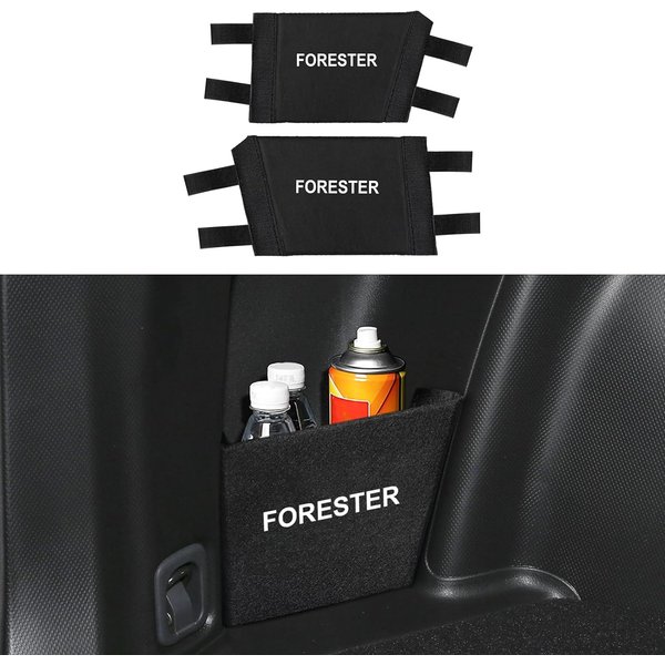YDMYL Car Rear Trunk Organizer Side Divider Board Sticker Decal fits for Subaru Forester 2019 2020 2021 2022 2023 Accessories