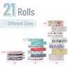 Mr. Pen- Washi Tape Set, 21 Rolls, Decorative Cute Floral Washi Tape for Bible Journaling, Bullet Journal Supplies