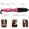 Curling Iron Brush, Hair Curler Hot Brush Professional Anti-Scald Instant Heat Up Curling Wands Suitable Heated Styler Brush for Long/Short Hair (US Plug（110-240V）)