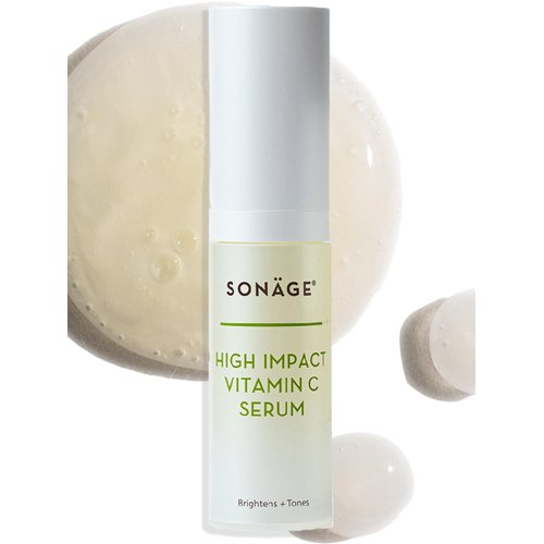Sonage High Impact Vitamin C Serum: With Hyaluronic Acid | Brightens, Hydrates, Fades Dark Spots and Corrects Skin Tone