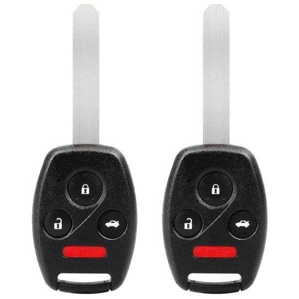 NPAUTO Key Fob Replacement Fits for Honda Pilot 2009 2010 2011 2012 2013 2014 2015, Honda Accord Sedan 2008-2012, Keyless Entry Remote Control Car Key Fobs (KR55WK49308, 315 Mhz, Pack of 2)