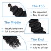 Ocean Wave Crochet Hair Color 2 Deep Wave Crochet Hair Curly Braiding Hair Water Wave Bundles Loose Wave Crochet Hair Goddess Box Braids Crochet Hair Wavy Braiding Hair Dreadlock Extensions(3 Packs)