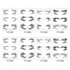 Ylapagne 8 Pairs Temporary Eye Tattoo Stickers Skull Spider Web Eyeliner Stickers Black Eyeshadow Waterproof Makeup Transfer Stickers for Halloween Masquerade Carnival