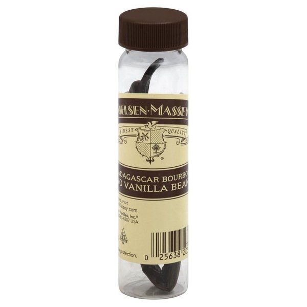 Nielsen-Massey Madagascar Bourbon Vanilla Beans for Baking and Cooking, 2-Bean Vial with Gift Box
