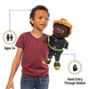 14" Fireman, Black Male, Hand Puppet
