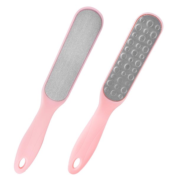 2 Pcs Foot Files Callus Remover Stainless Steel Foot Rasp and Dual Sided Foot File for Pedicure to Removes Hard Skin Corns for Dry and Wet Feet