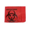 JMU 25pcs Biohazard Waste Bags 4 Gallon 17" x 17", 1.5 Mil Red Biohazard Waste Disposal Bag