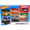 Hot Wheels Toy Cars or Trucks 9-Pack, Set of 9 Vehicles in 1:64 Scale, Including 1 Exclusive, for Kids & Collectors (Styles May Vary)