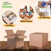 Shipping Boxes 10"L x 10"W x 10"H, Corrugated Cardboard Box for Packing, Moving and Storage, Sturdy, Eco Friendly Packing Supplies (5)