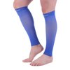 Doc Miller Calf Compression Sleeve 1 Pair 15-20 mmHg Firm Support Graduated for Sports Running Recovery Shin Splints Varicose Veins (Blue, M)