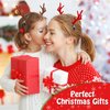 16 Pieces Christmas Reindeer Antler Bows for Hair Christmas Deer Hair Bows for Girls Hair Barrettes Accessories Cutie Festive Hairpins for Women Kids Girls (Cute Style)