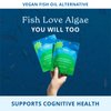 Calgee Vegan Omega-3: 450mg DHA & EPA - Plant-Based Algae Oil - Brain, Heart, & Joint Health. Carrageenan-Free Fish Oil Alternative. US-Grown Algae in Eco-Friendly Pouch (60 Ct)