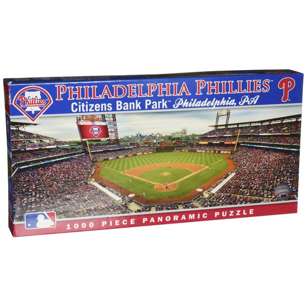 MasterPieces MLB Philadelphia Phillies Stadium Panoramic Jigsaw Puzzle, Citizens Bank Park, 1000 Pieces